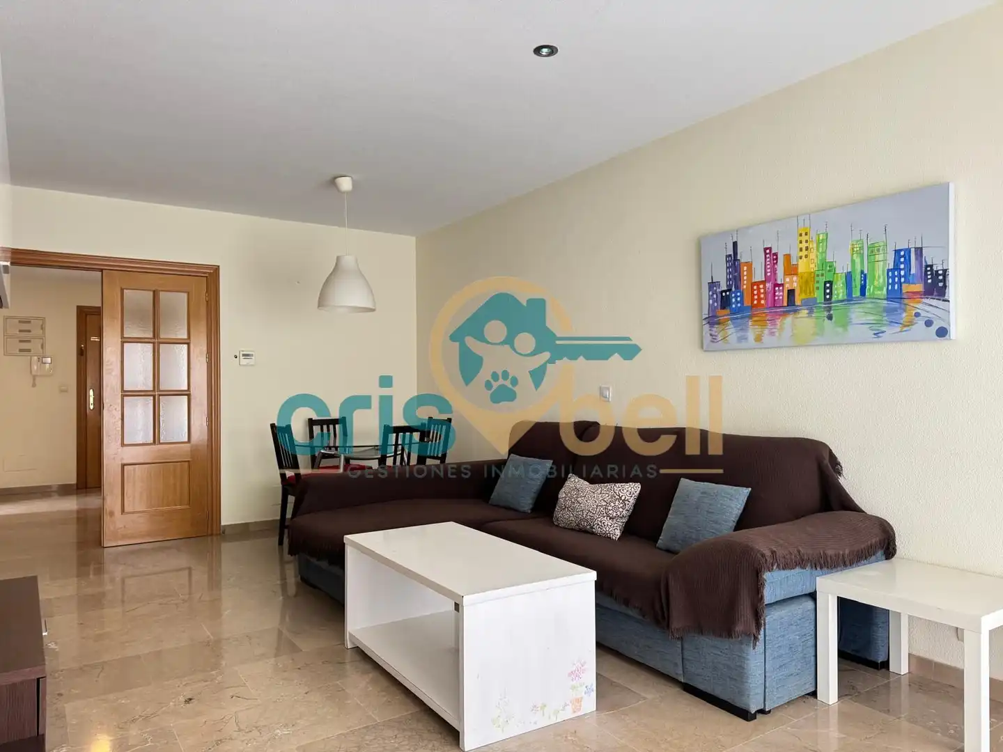Sala de estar de Piso en venta en Lorca con Aire acondicionado, Amueblado y Horno
