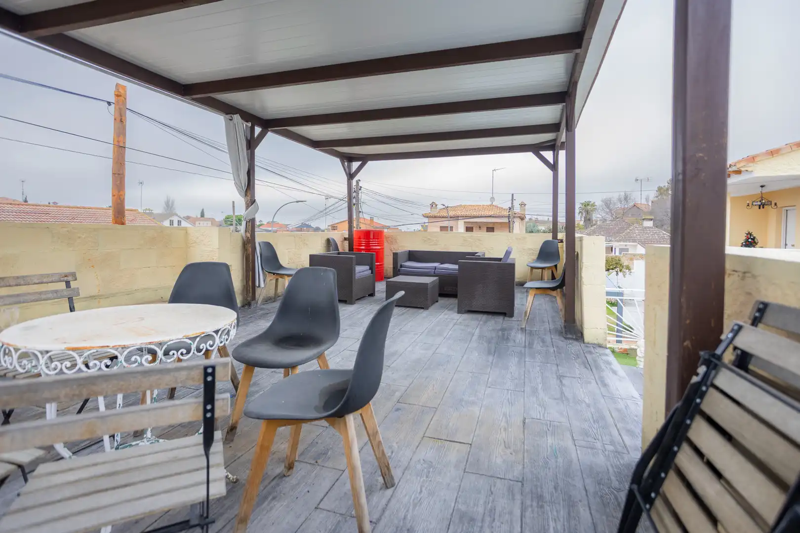 Terraza de Casa o chalet en venta en Casarrubios del Monte con Aire acondicionado, Calefacción y Jardín privado