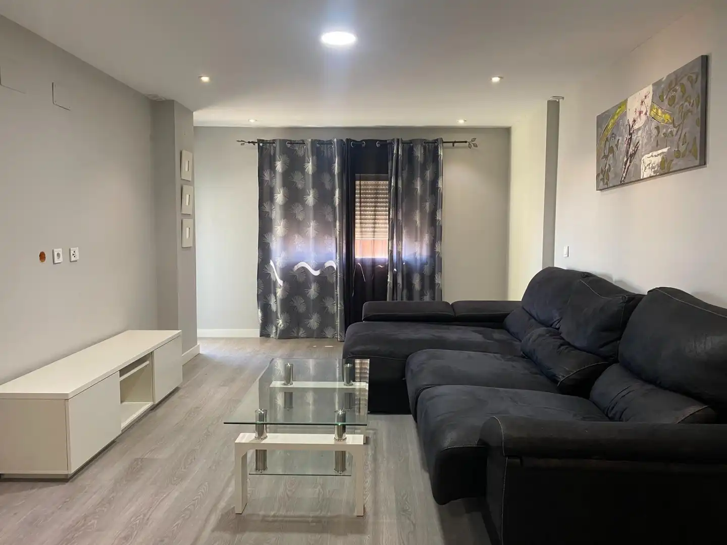 Sala de estar de Piso de alquiler en Alginet con Aire acondicionado, Amueblado y Balcón