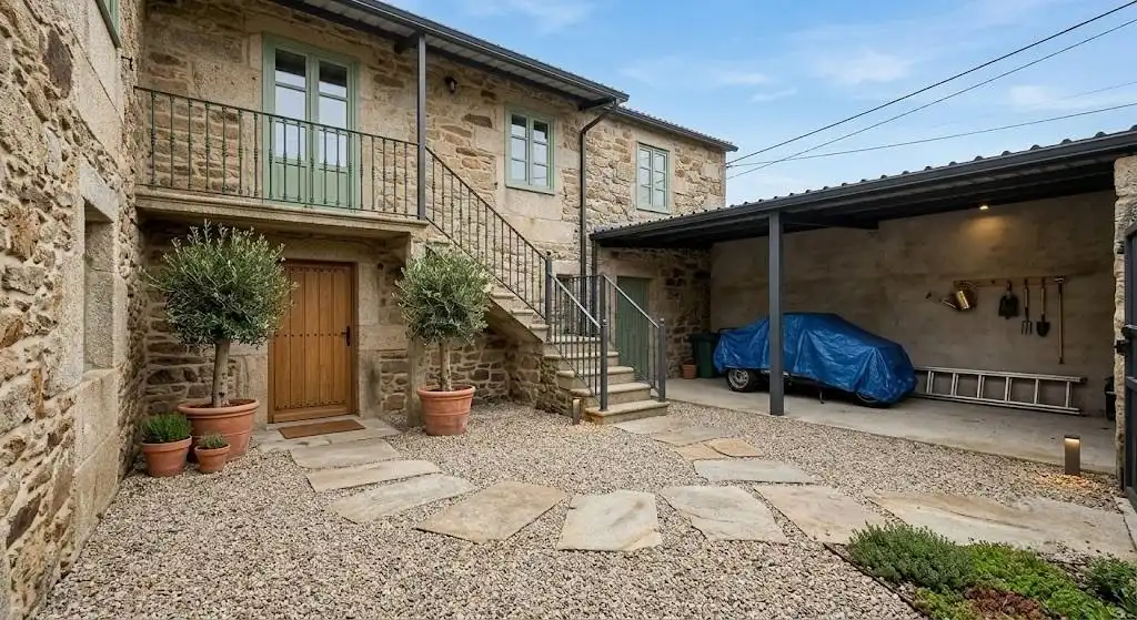 Vista exterior de Casa o chalet en venta en Valga
