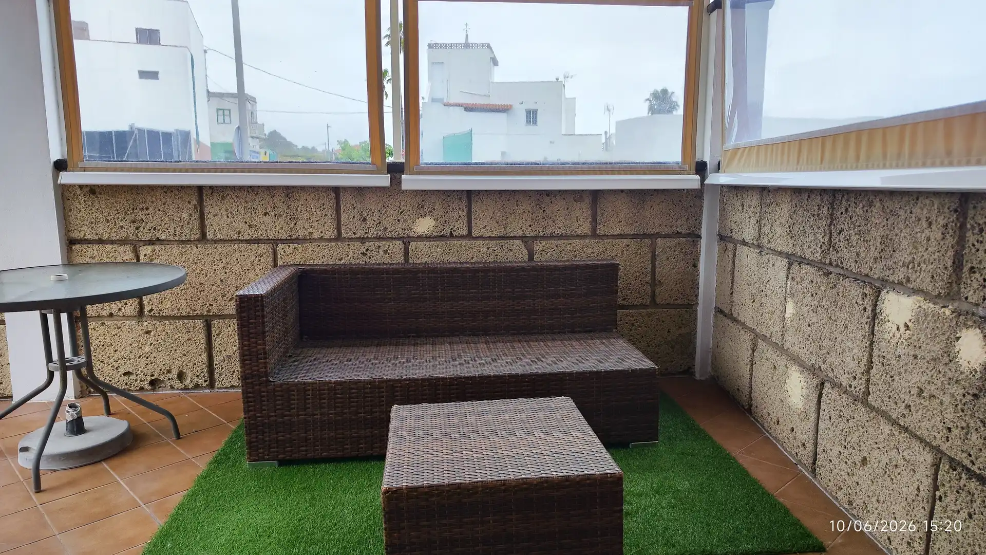 Terrasse von Einfamilien-Reihenhaus zur Miete in La Guancha mit Terrasse, Möbliert und Balkon