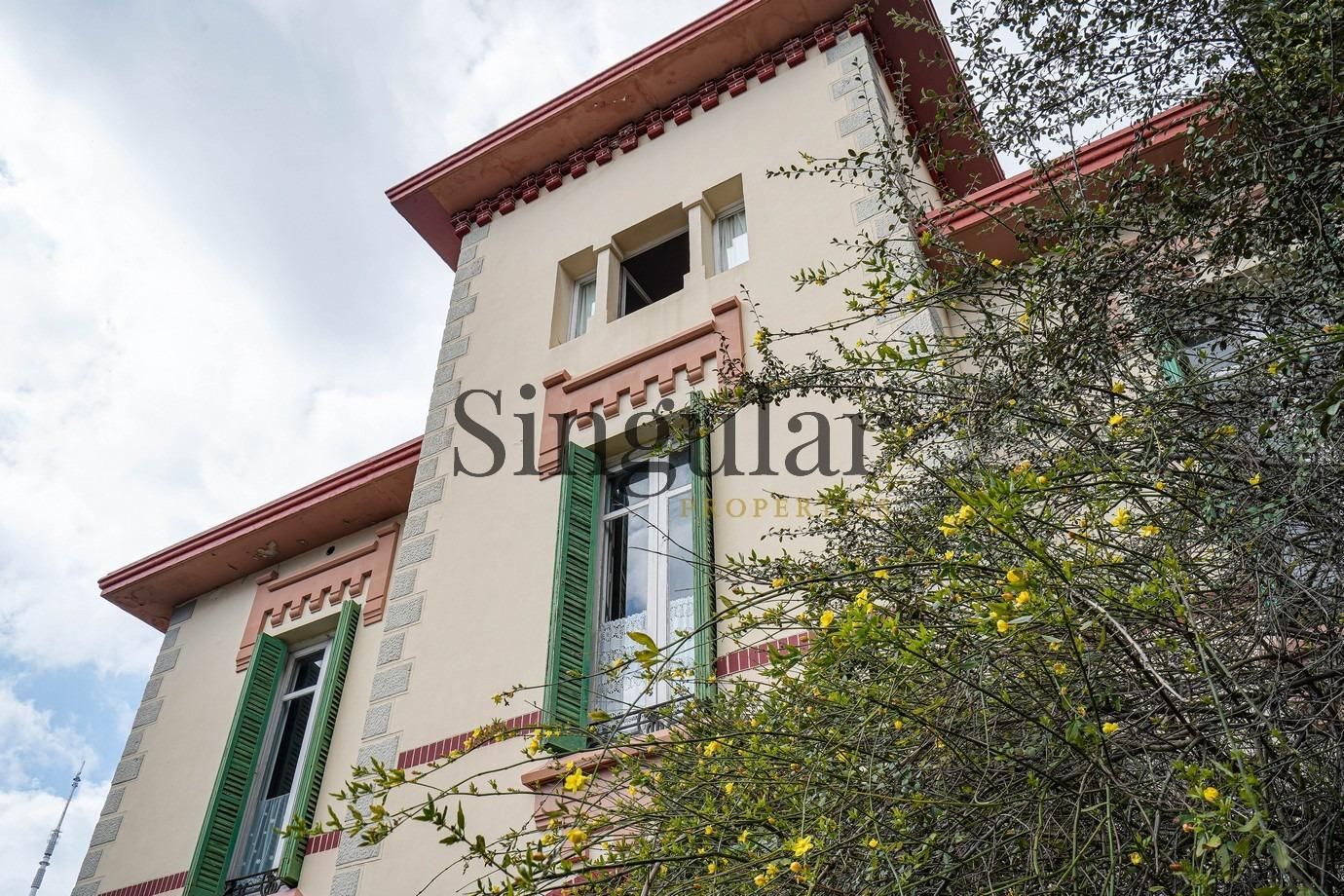 Exterior view of House or chalet for sale in  Barcelona Capital  with Private garden, Terrace and Balcony