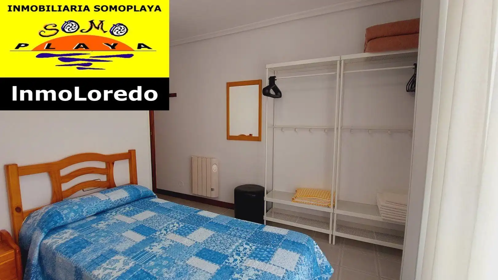 Schlafzimmer von Wohnung zur Miete in Ribamontán al Mar mit Terrasse, Möbliert und Gemeinschaftspool
