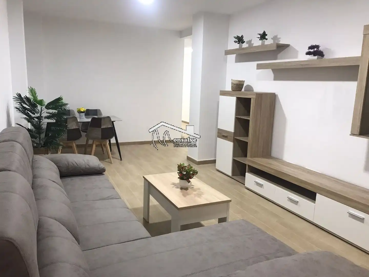 Living room of Flat for rent in Yeles  with Air Conditioner, Heating and Furnished