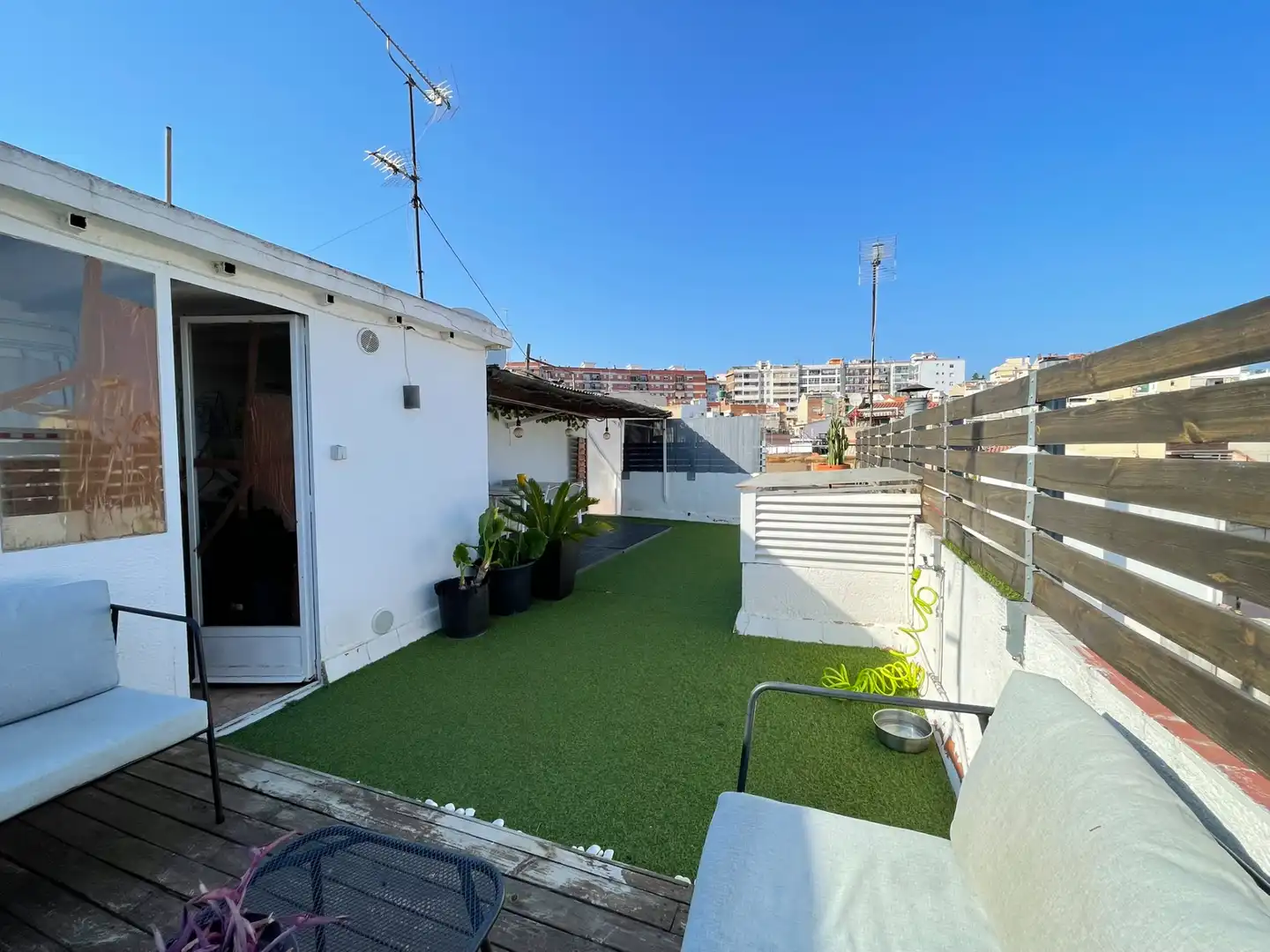 Terrace of Flat for sale in Mataró  with Air Conditioner, Parquet flooring and Terrace