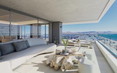 Living room of Apartment for sale in Málaga Capital  with Air Conditioner, Terrace and Swimming Pool