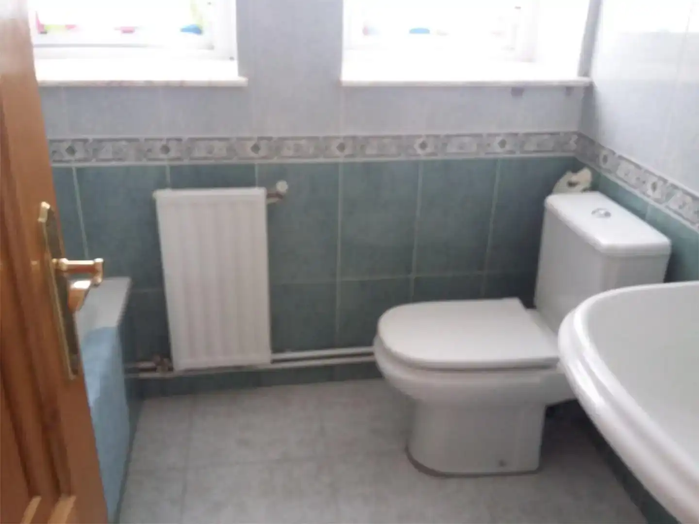 Badezimmer von Wohnung zur Miete in Ibias mit Parkett, Abstellraum und Möbliert