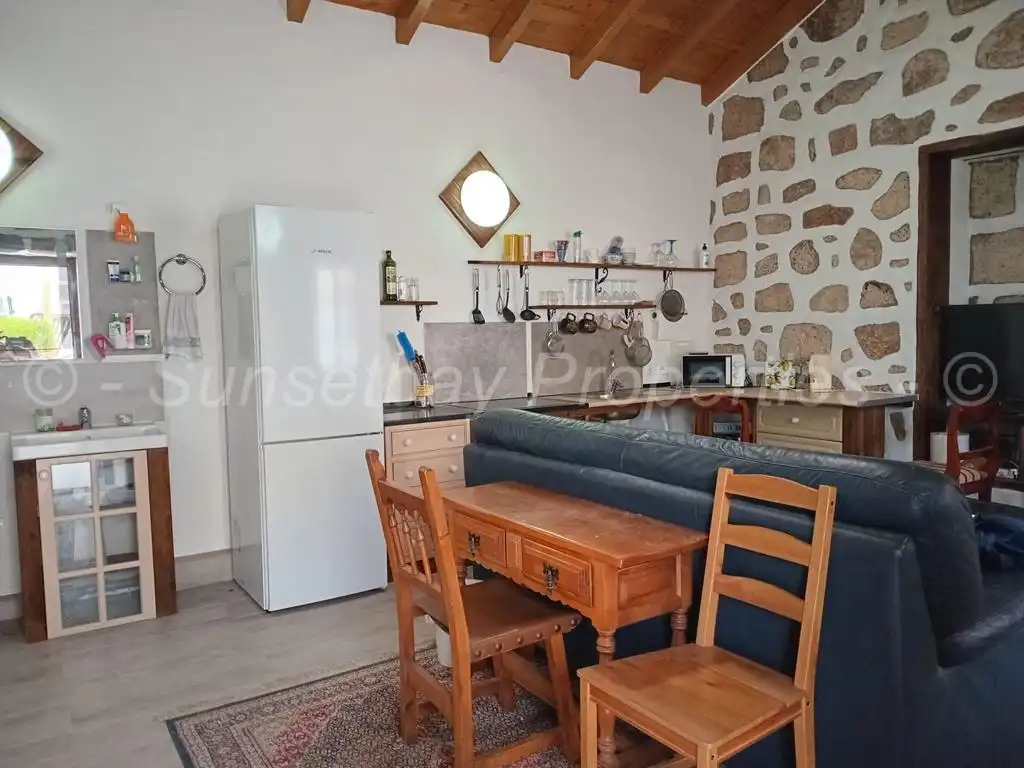 Cocina de Finca rústica en venta en Granadilla de Abona con Jardín privado, Terraza y Piscina
