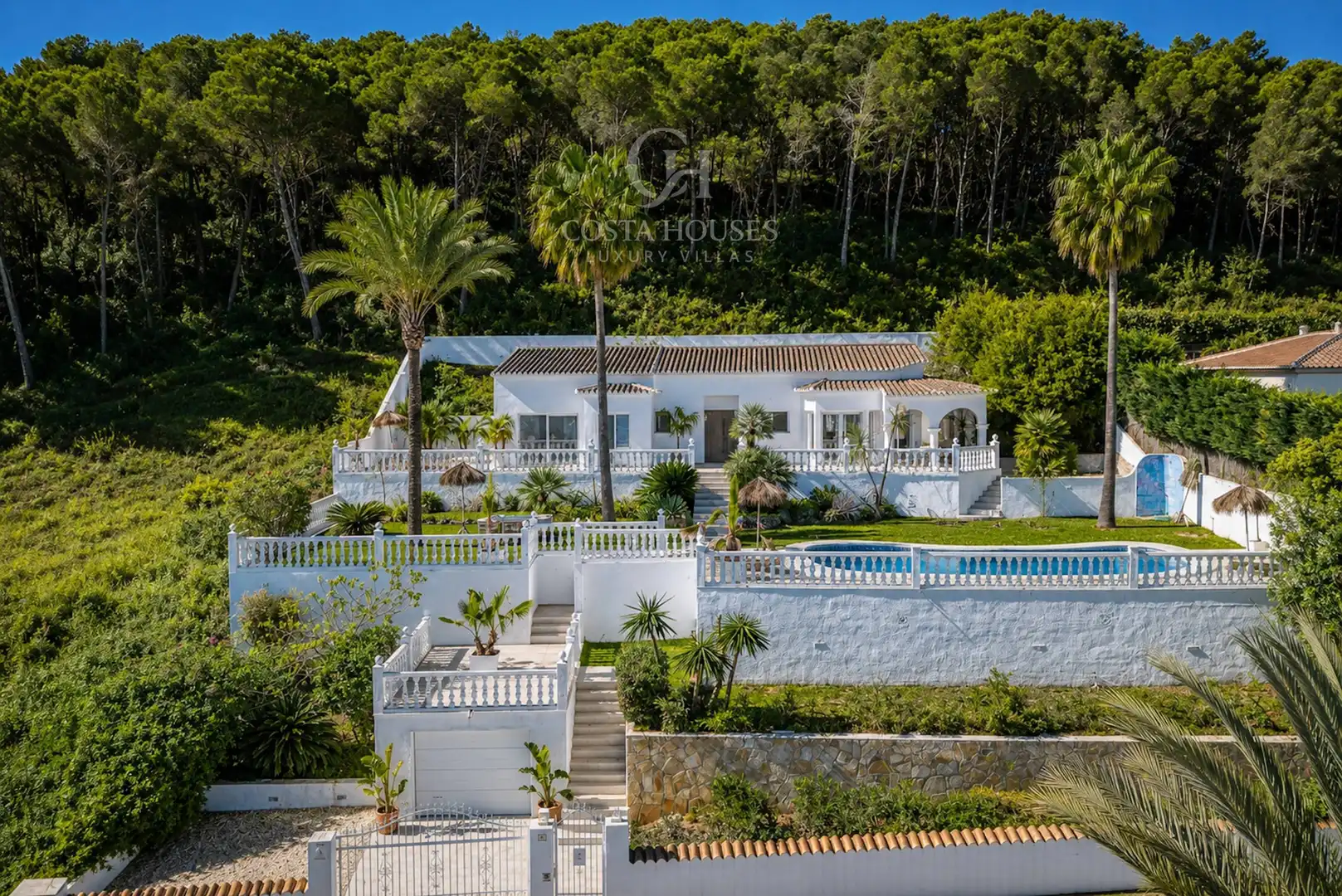 Vista exterior de Casa o xalet en venda en Jávea / Xàbia amb Aire condicionat, Calefacció i Jardí privat