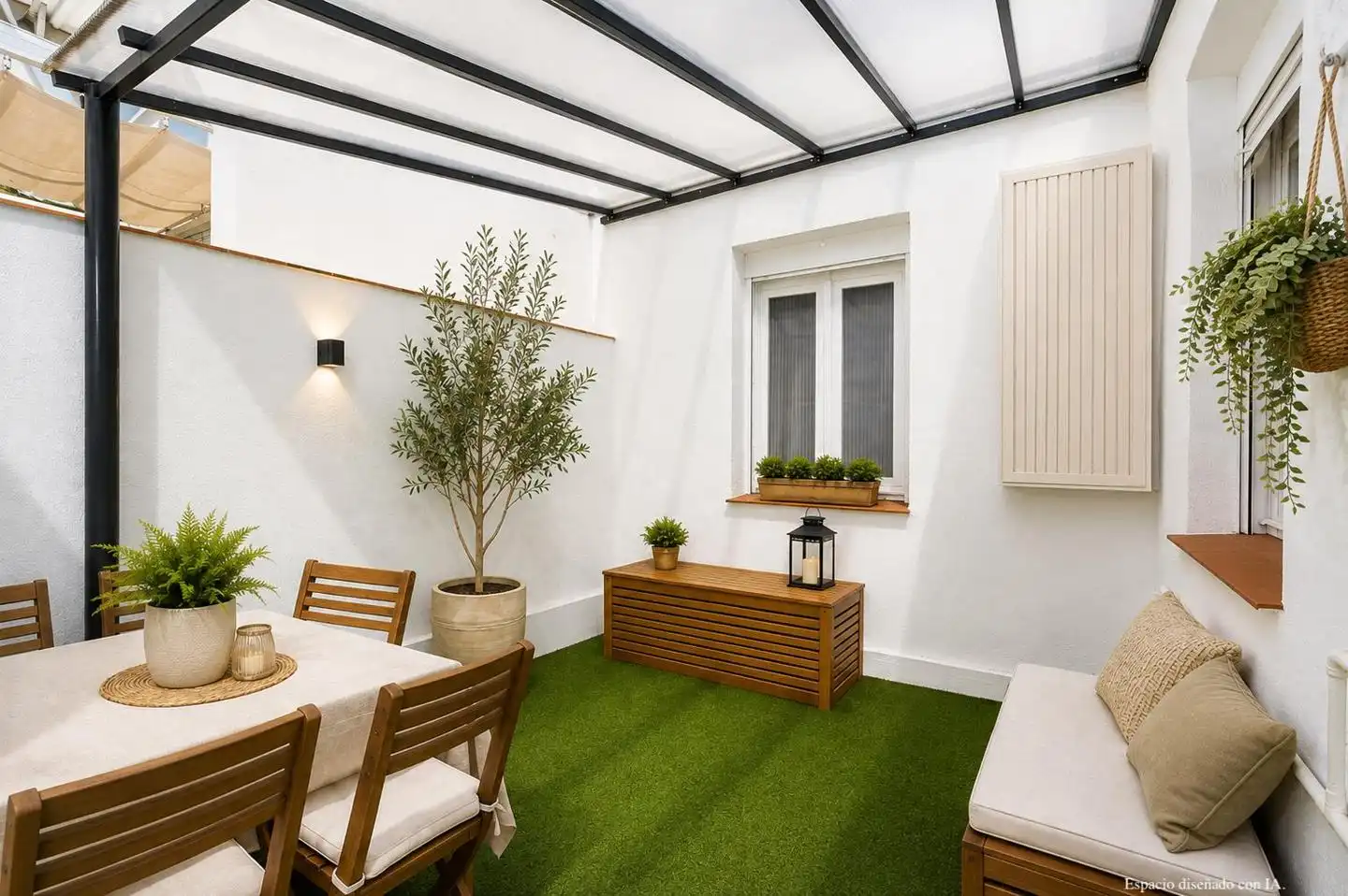 Terraza de Casa o chalet en venta en Madrid con Calefacción, Jardín privado y Terraza