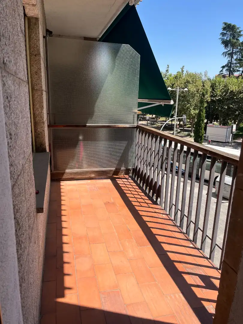 Balcony of Flat for sale in Salamanca  with Heating, Parquet flooring and Furnished