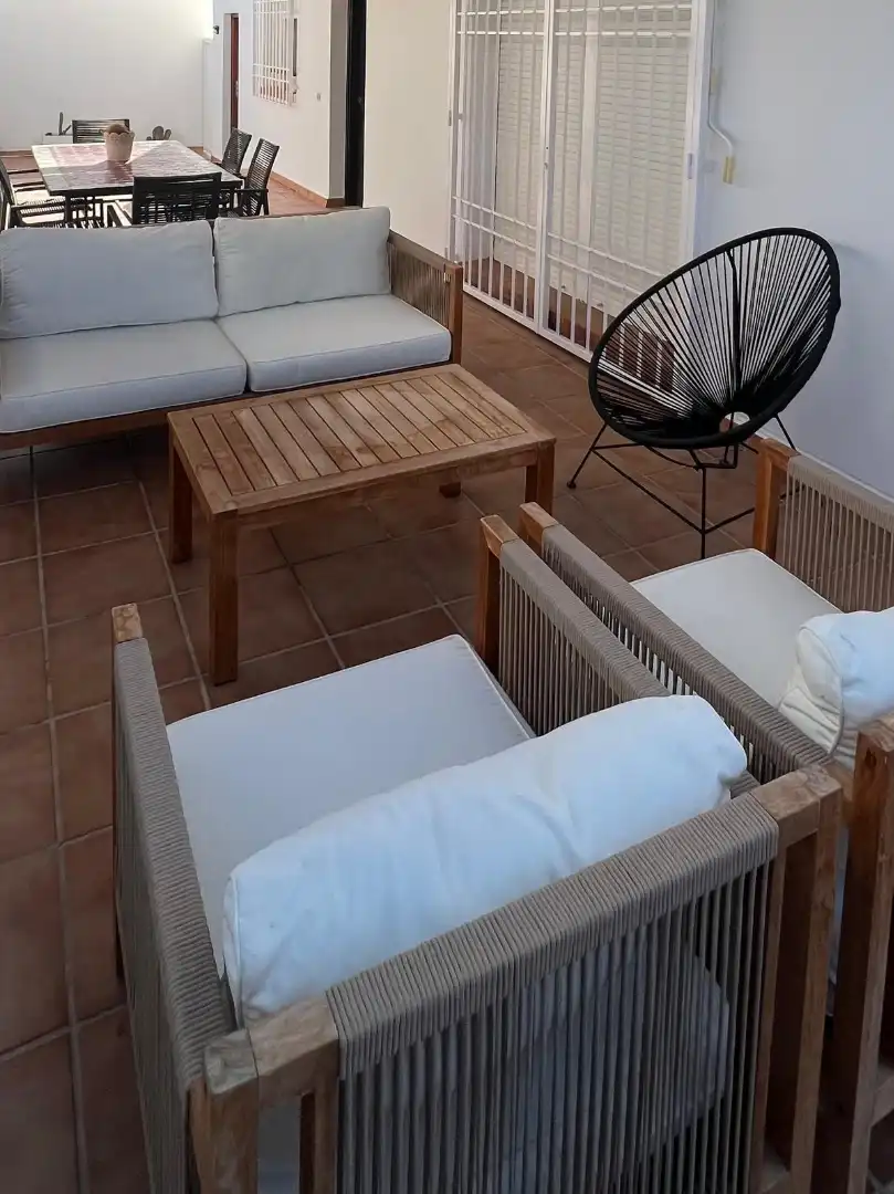 Terrace of Detached homes for rent in Almería  with Air Conditioner, Terrace and Swimming Pool