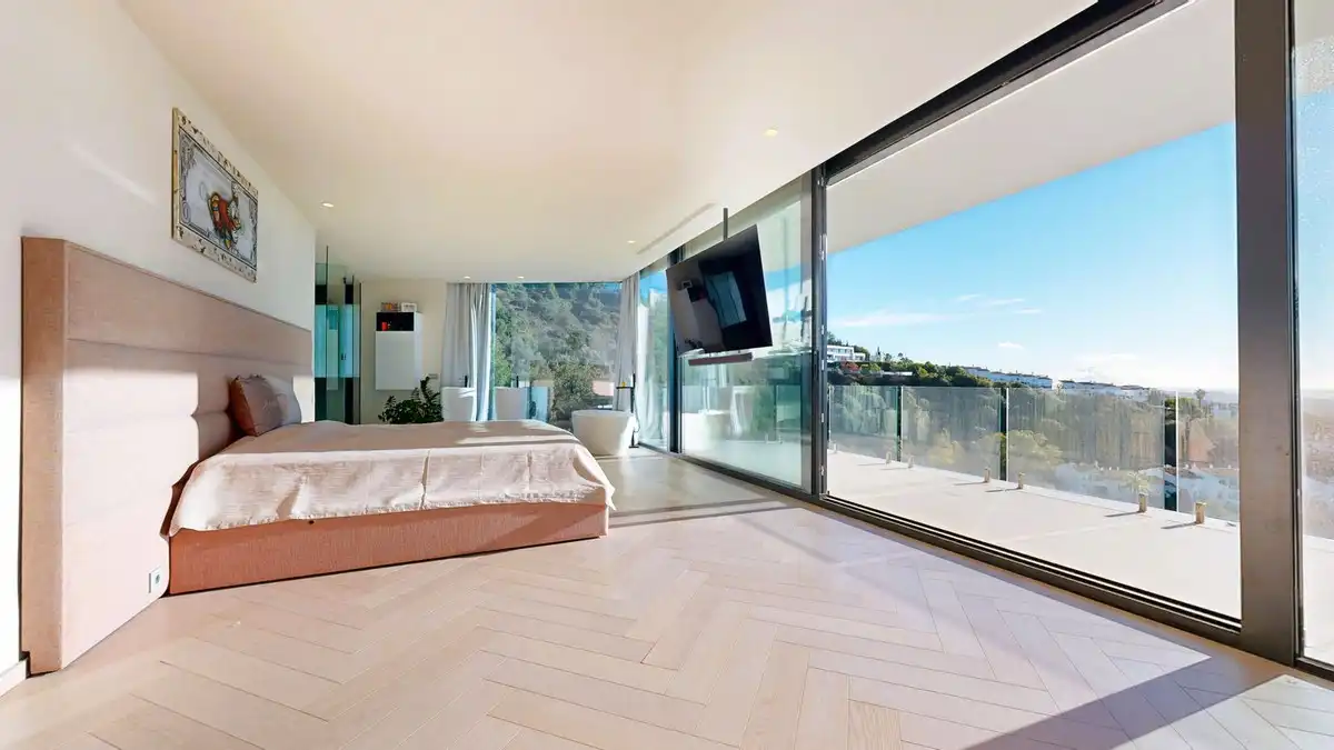 Bedroom of Houses for rent in Marbella  with Air Conditioner, Private garden and Terrace