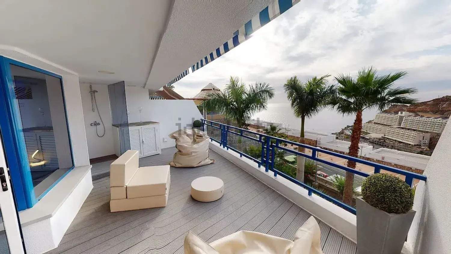 Terrace of Apartment for sale in Mogán  with Air Conditioner, Private garden and Terrace
