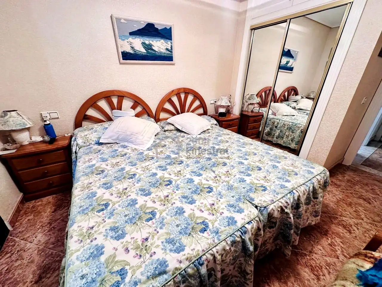 Schlafzimmer von Wohnungen zum Verkauf in Finestrat mit Klimaanlage, Privatgarten und Terrasse