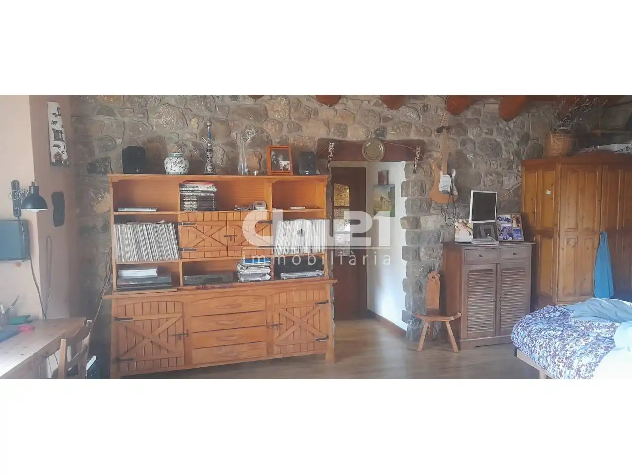 Sala d'estar de Finca rústica en venda en Saldes amb Jardí privat i Terrassa