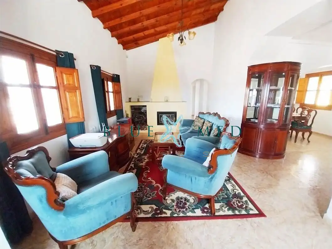 Sala de estar de Casa o chalet en venta en Alhama de Murcia con Aire acondicionado, Calefacción y Jardín privado