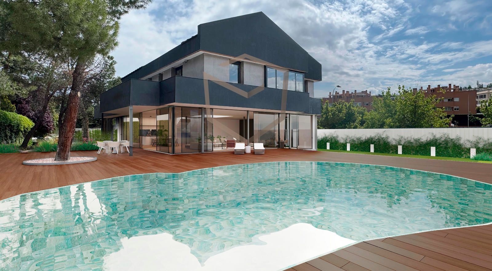 Piscina de Casa o xalet en venda en  Madrid Capital amb Aire condicionat, Calefacció i Terrassa