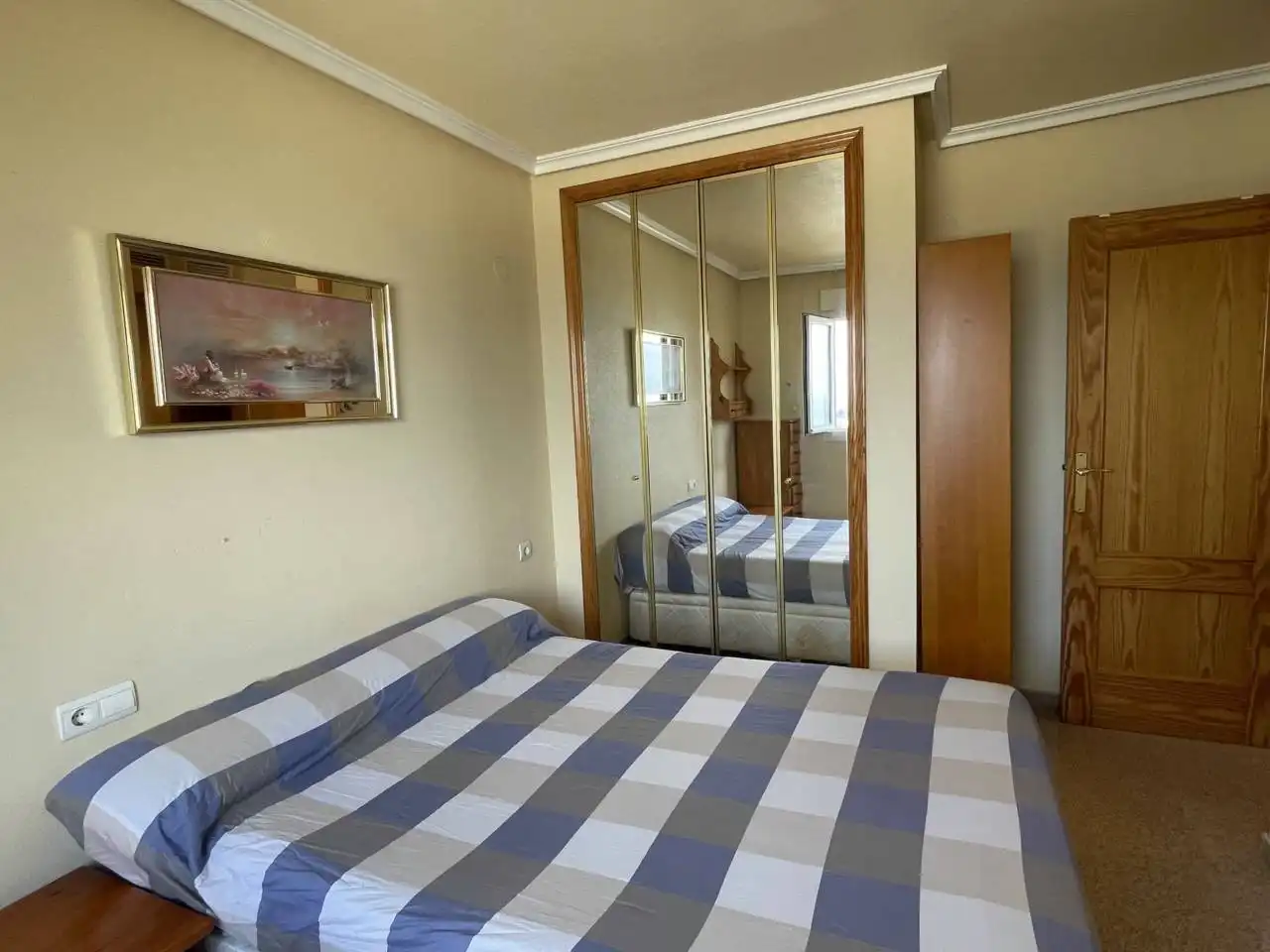 Bedroom of Flat for rent in El Campello  with Air Conditioner, Heating and Alarm