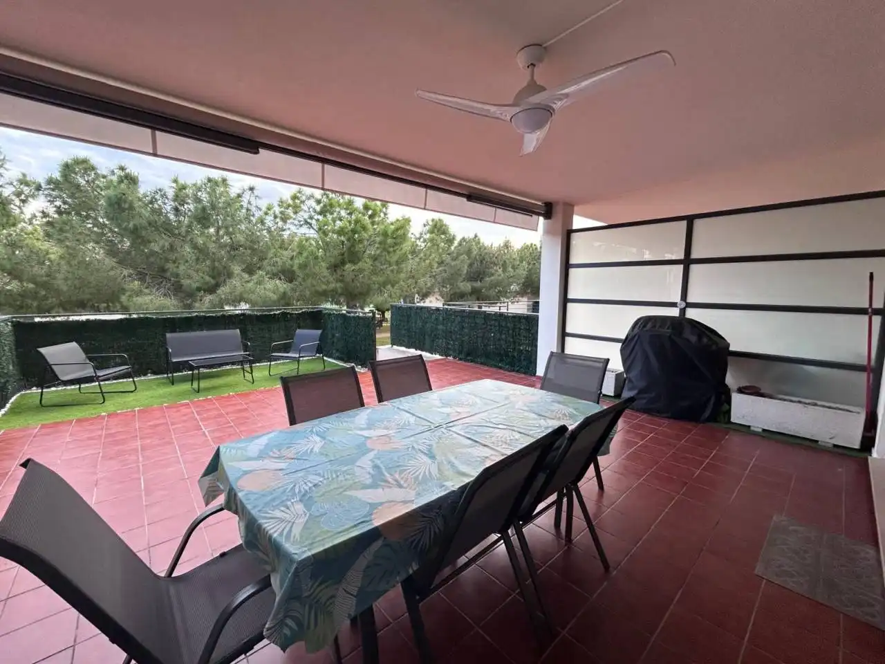 Terrasse von Wohnung zur Miete in San Jorge / Sant Jordi mit Klimaanlage, Heizung und Terrasse