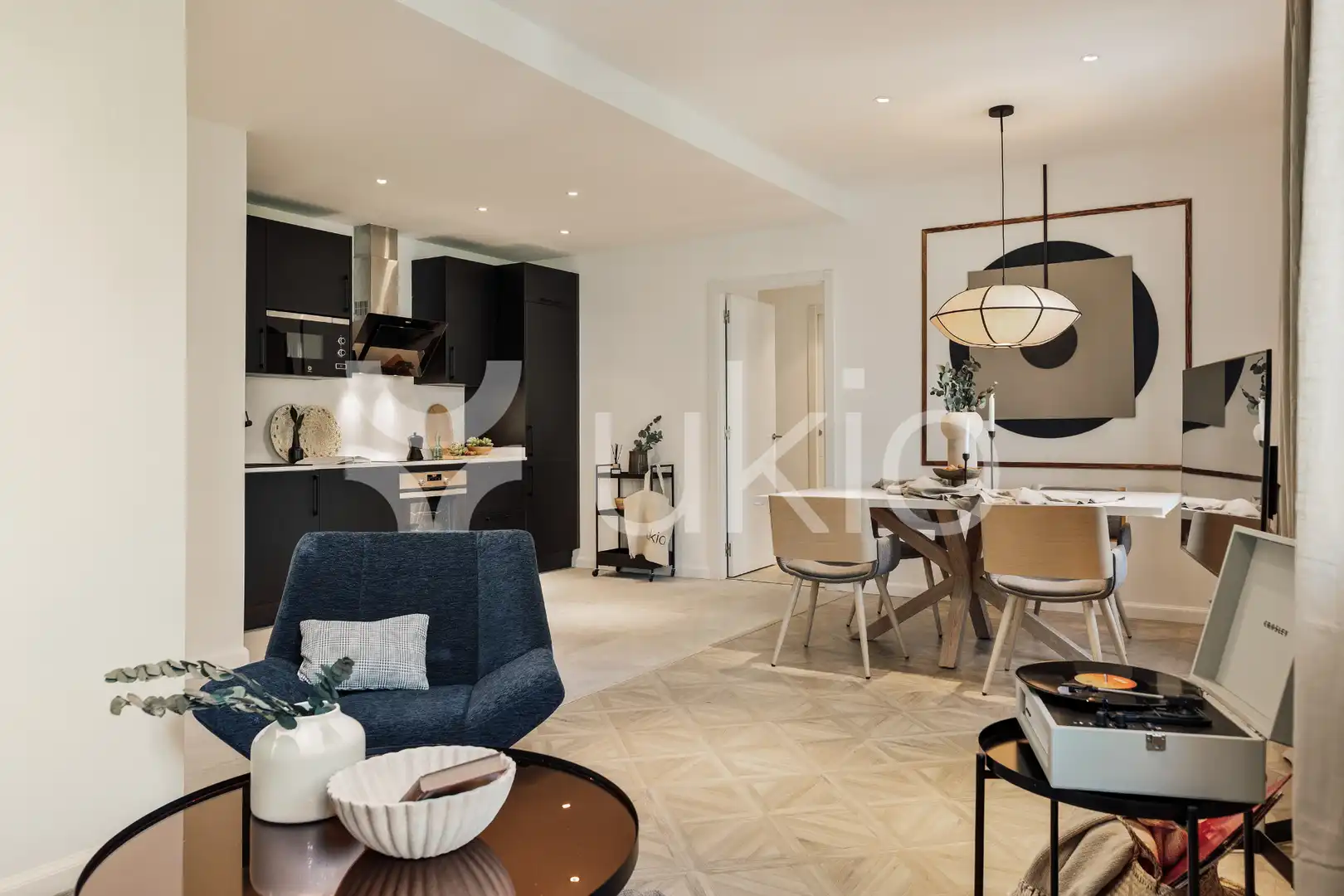 Living room of Apartments for rent in Barcelona  with Air Conditioner, Heating and Furnished