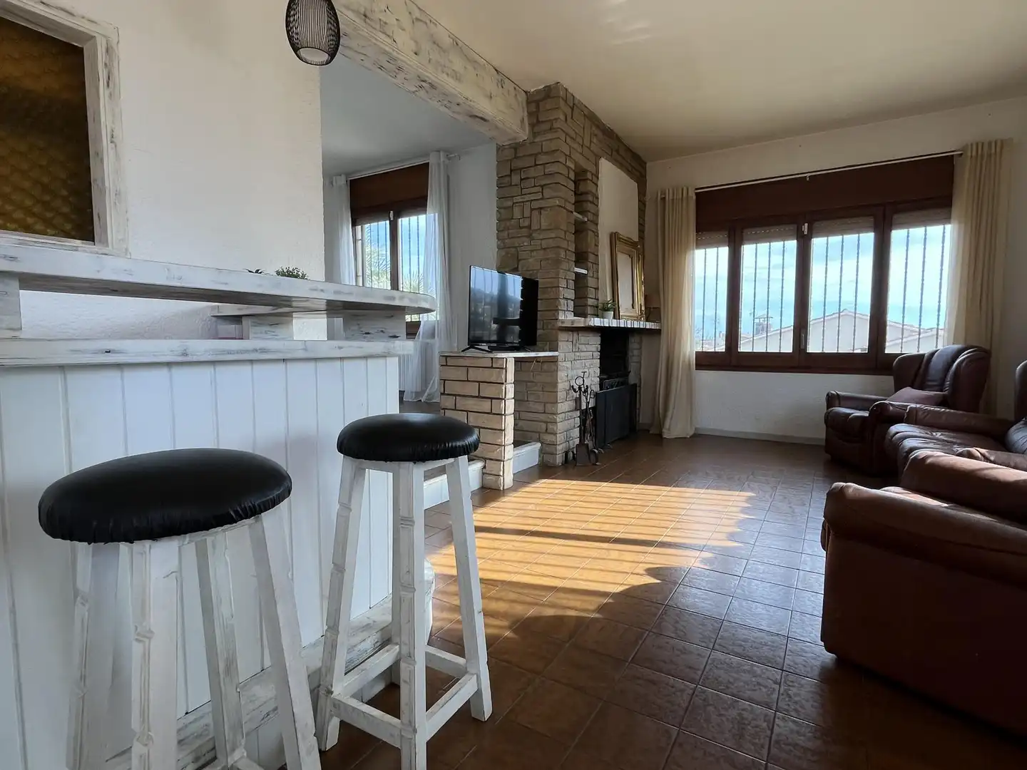 Sala de estar de Casa o chalet en venta en Collbató con Calefacción, Terraza y Piscina