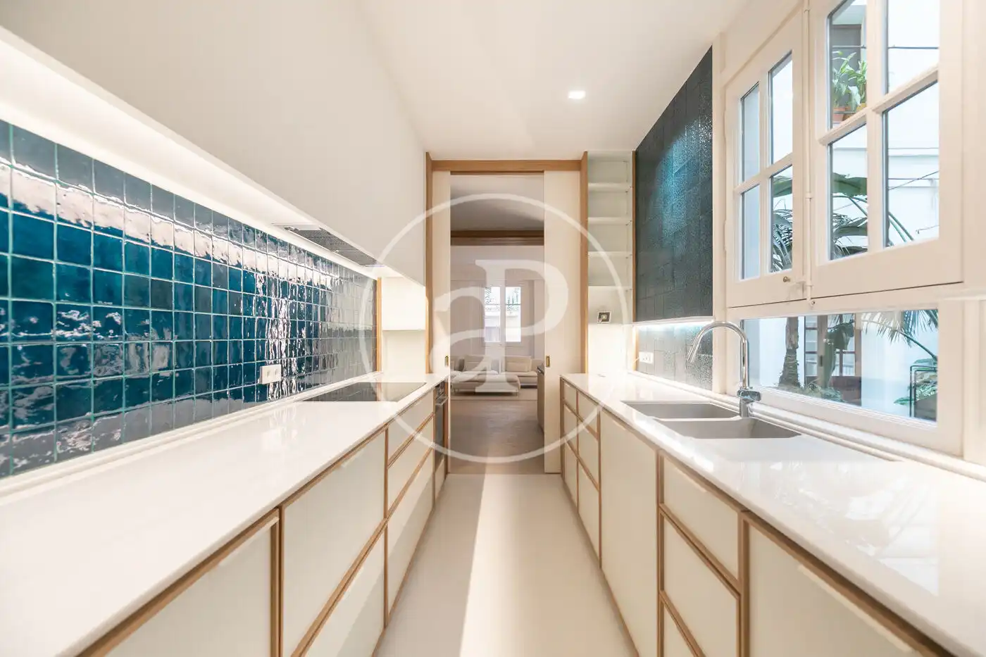Cocina de Piso en venta en Barcelona con Aire acondicionado, Calefacción y Jardín privado