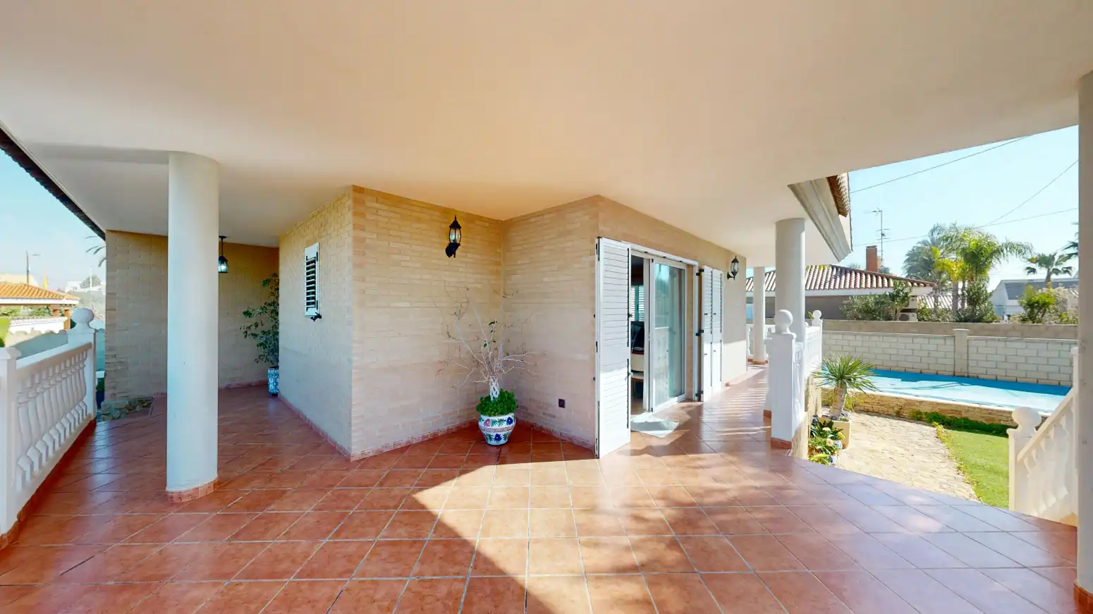 Garden of Houses for sale in Sagunto / Sagunt  with Private garden, Terrace and Swimming Pool