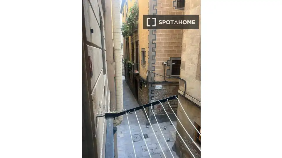 Vista exterior de Pis de lloguer en Barcelona amb Aire condicionat, Calefacció i Moblat