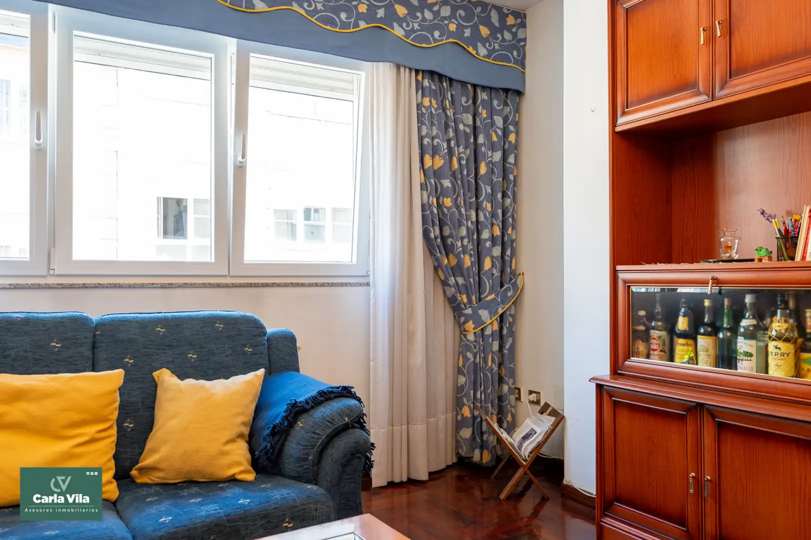 Living room of Apartments for sale in Lugo  with Heating, Parquet flooring and Storage room