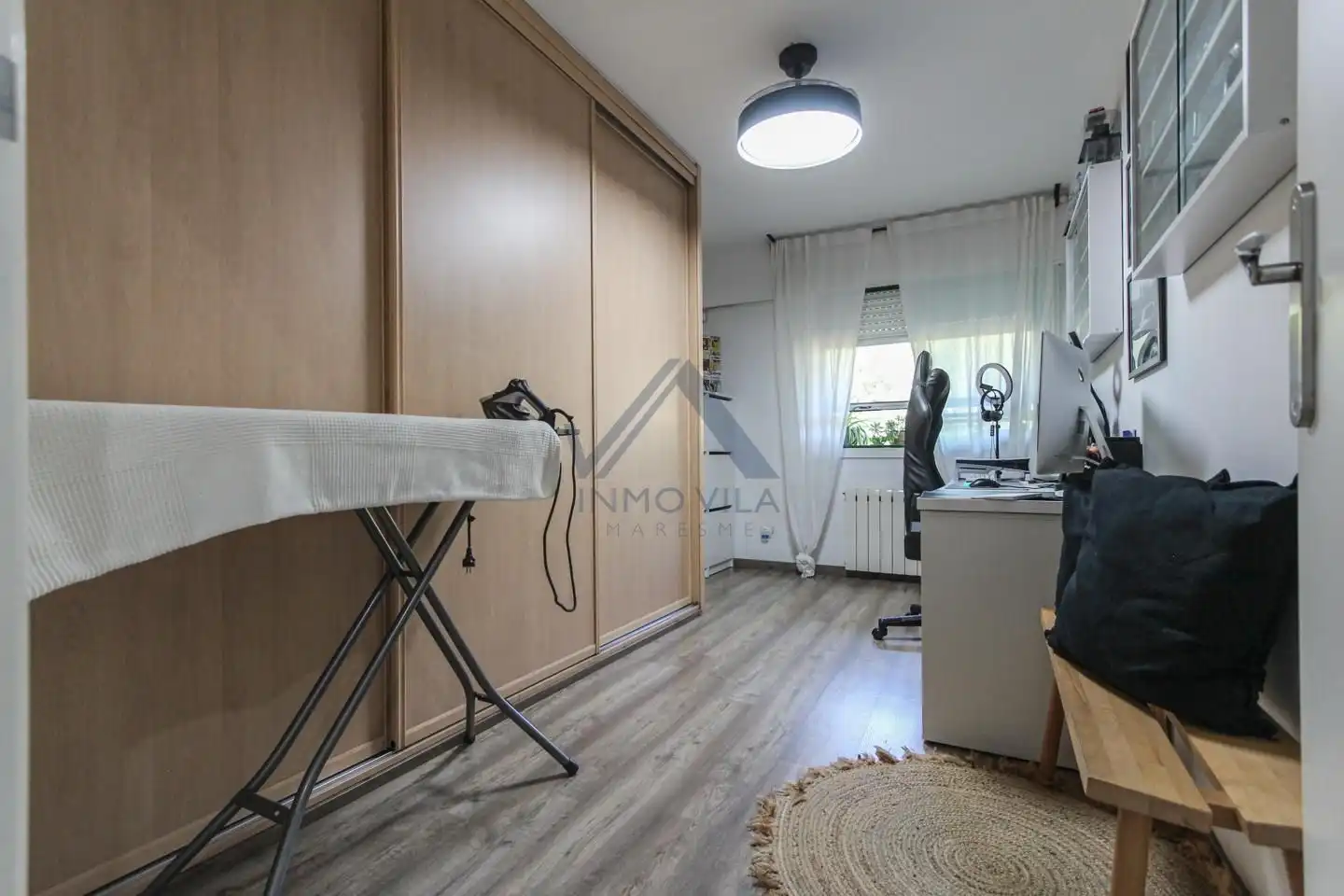 Schlafzimmer von Wohnung zum Verkauf in Montcada i Reixac mit Klimaanlage, Terrasse und Möbliert
