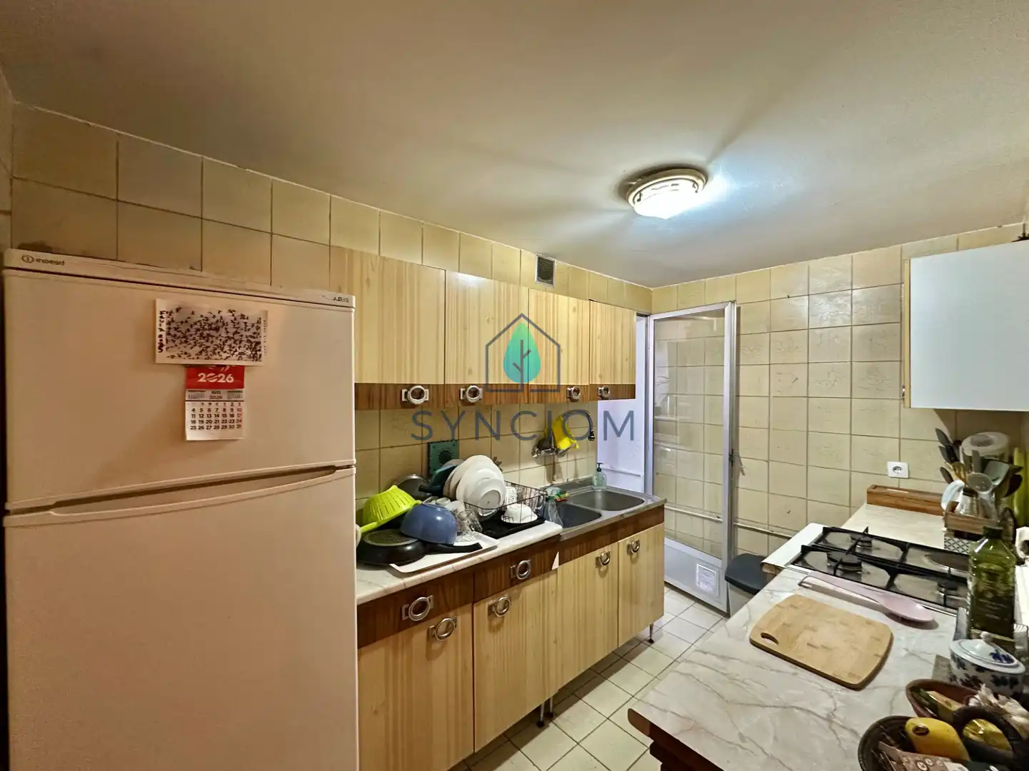 Kitchen of Ground floor for sale in Fresnedillas de la Oliva  with Heating, Terrace and Storage room