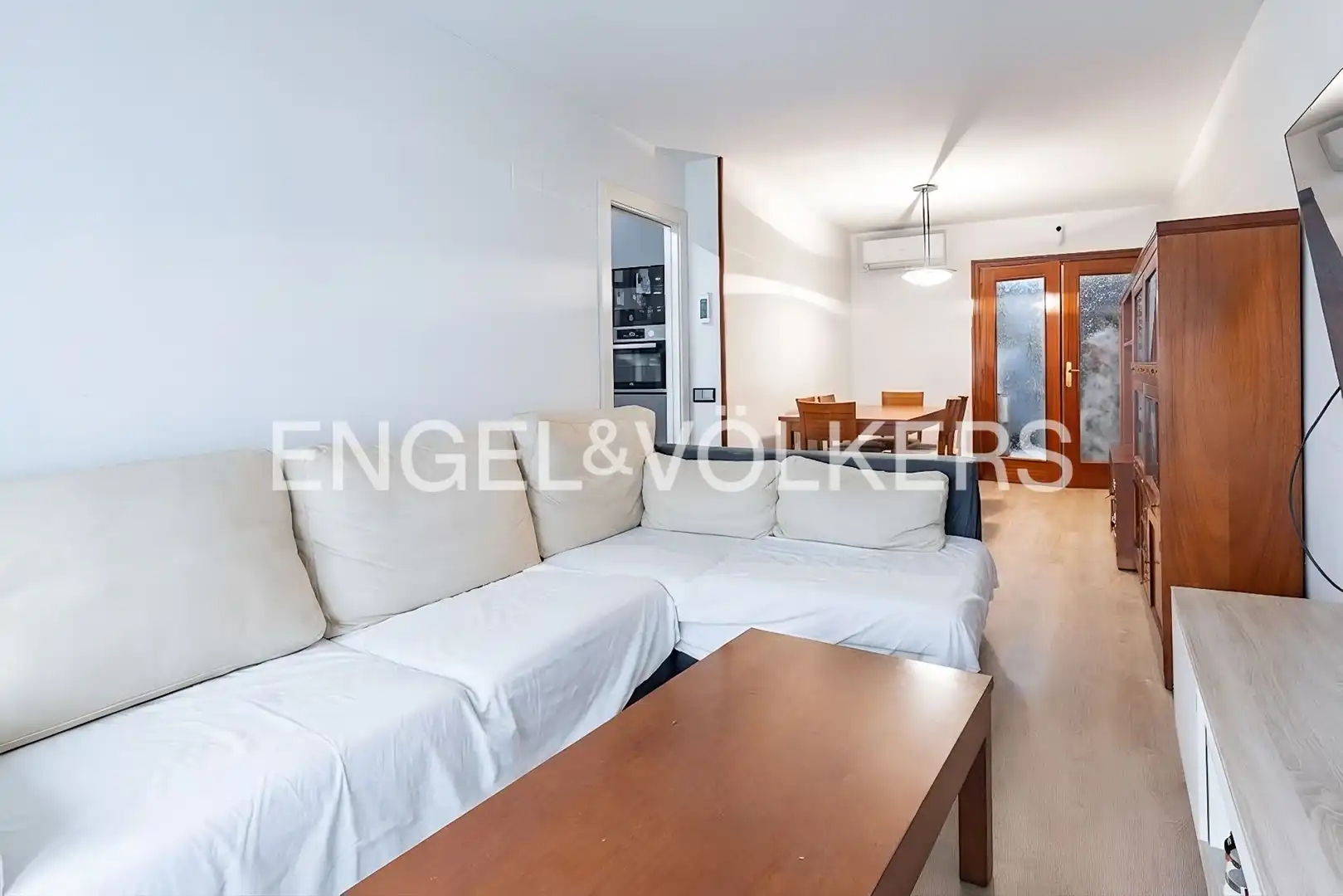 Sala de estar de Piso en venta en Arenys de Mar con Aire acondicionado, Calefacción y Parquet