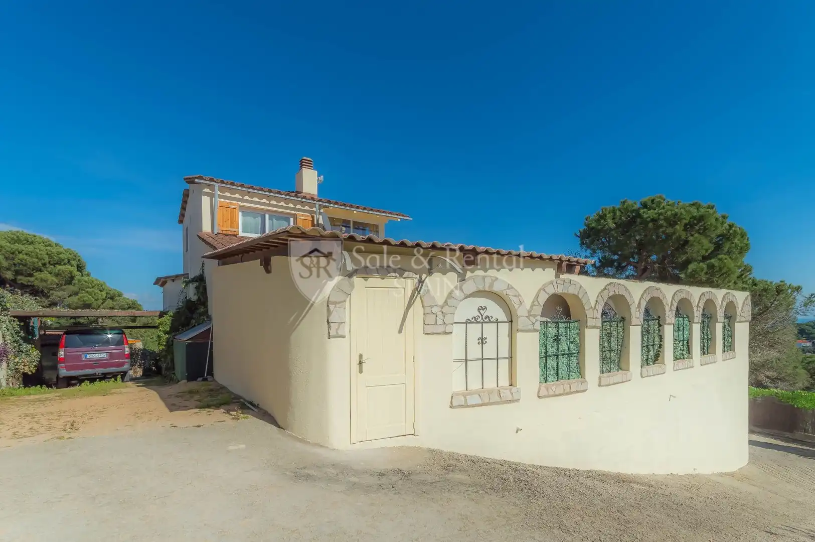 Exterior view of Houses for sale in Lloret de Mar  with Air Conditioner, Heating and Private garden
