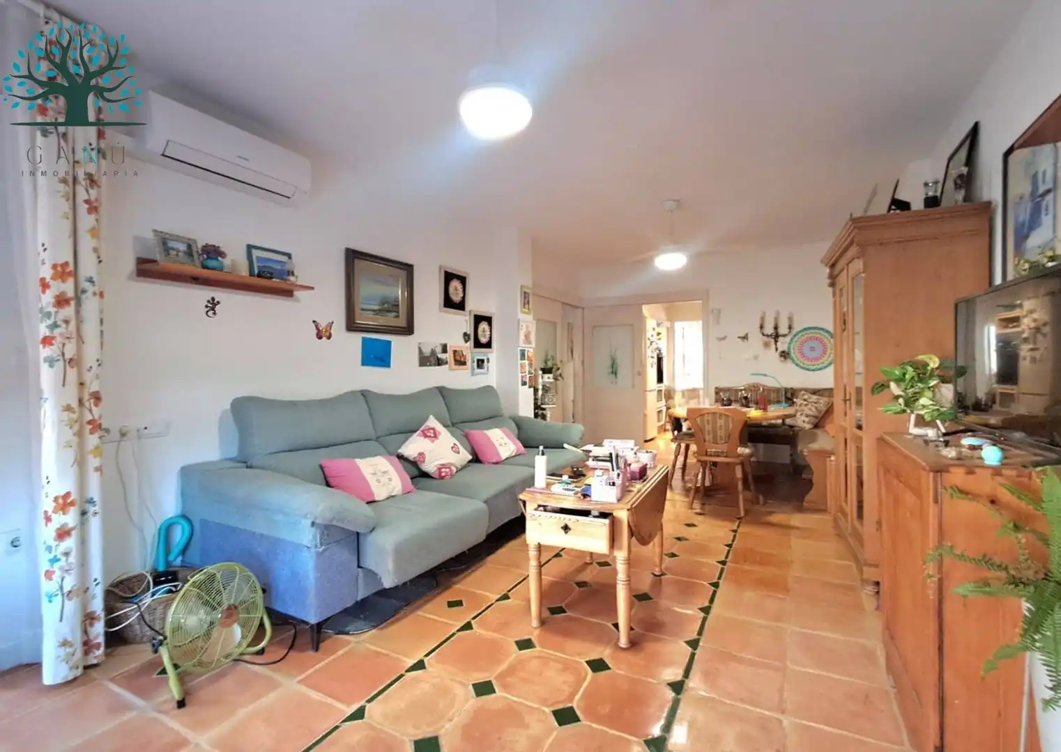 Sala de estar de Planta baja en venta en Cartagena con Aire acondicionado, Jardín privado y Terraza