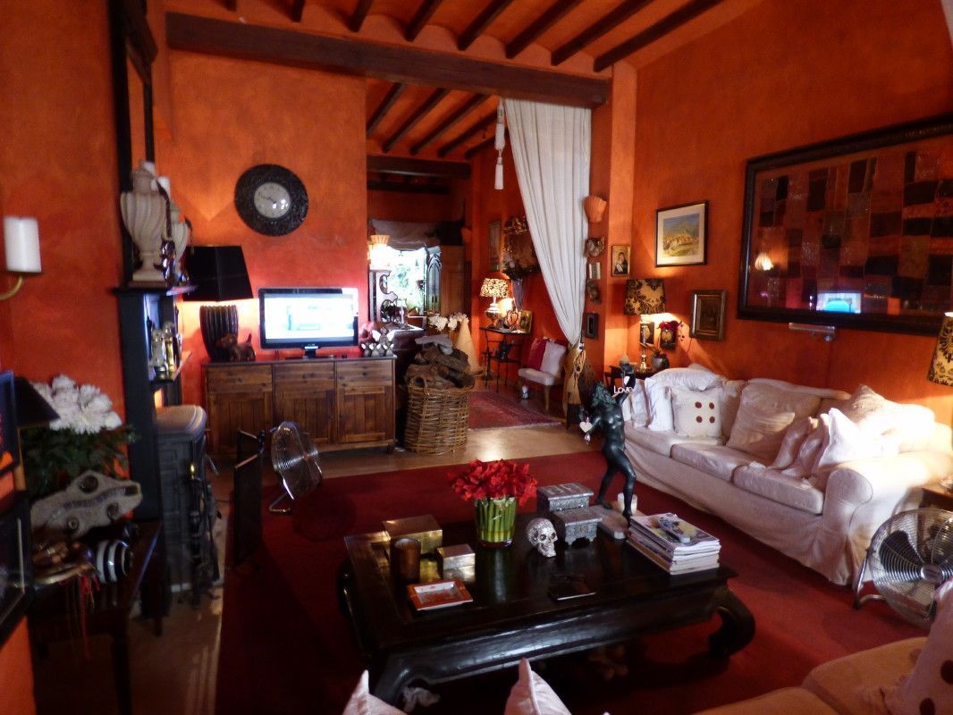 Sala d'estar de Finca rústica en venda en Finestrat amb Terrassa i Traster