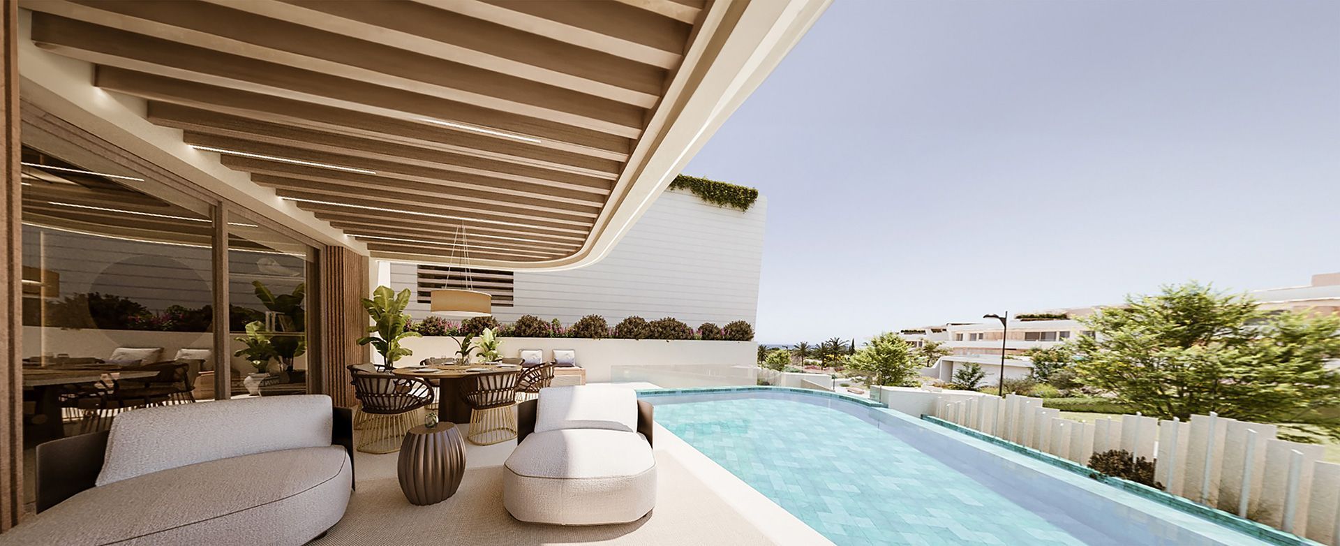 Terrace of Duplex for sale in Marbella  with Air Conditioner, Heating and Private garden