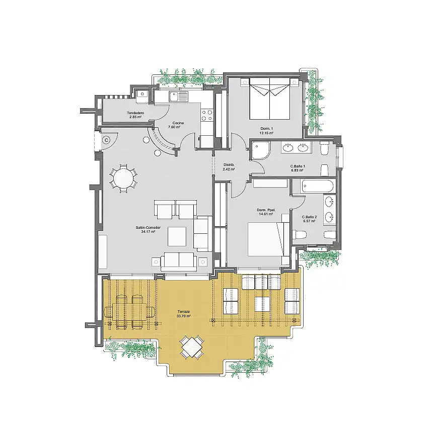 Apartment with terrace for sale in Orihuela Costa, imagen 16