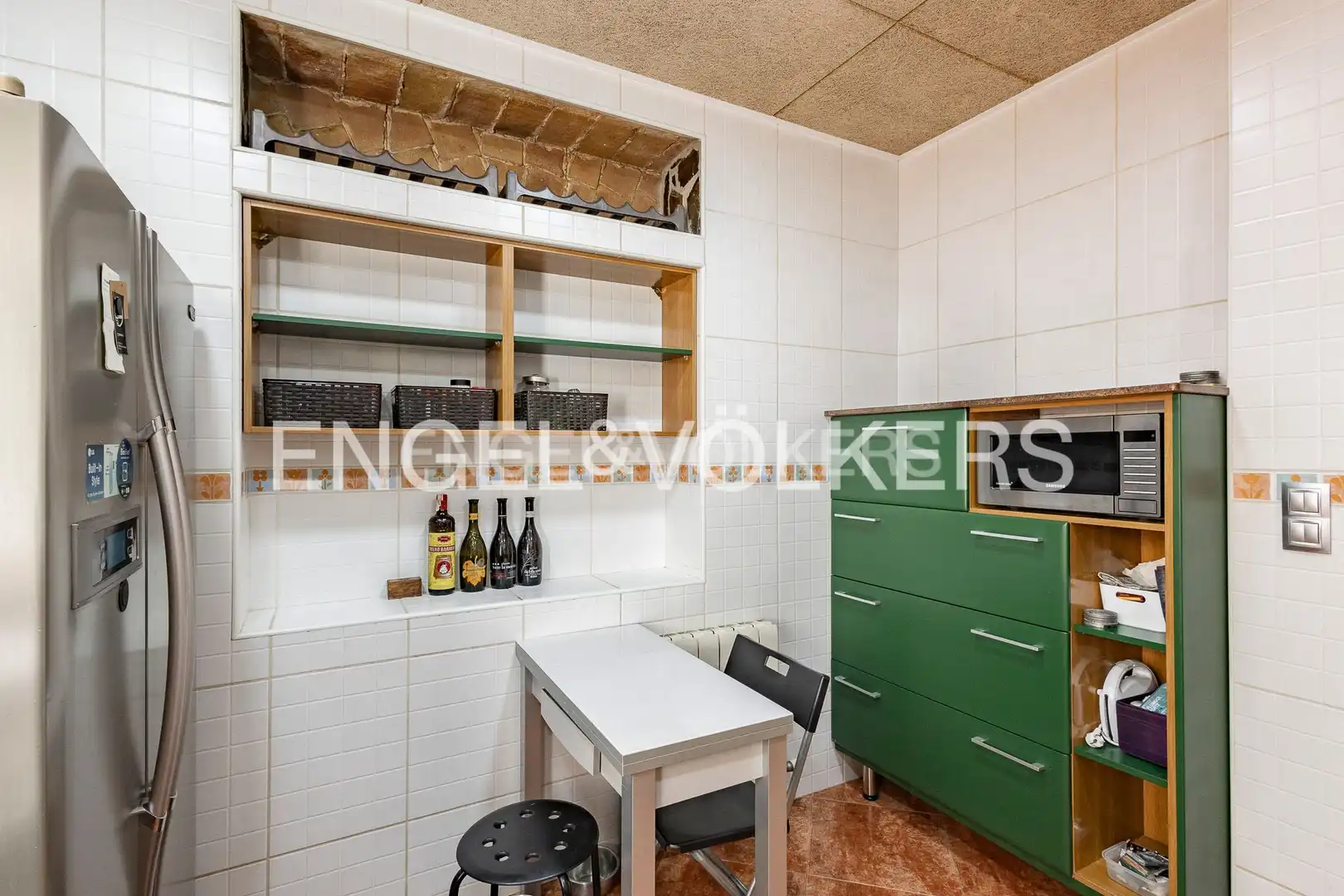 Küche von Wohnung zur Miete in Esplugues de Llobregat mit Klimaanlage, Heizung und Parkett