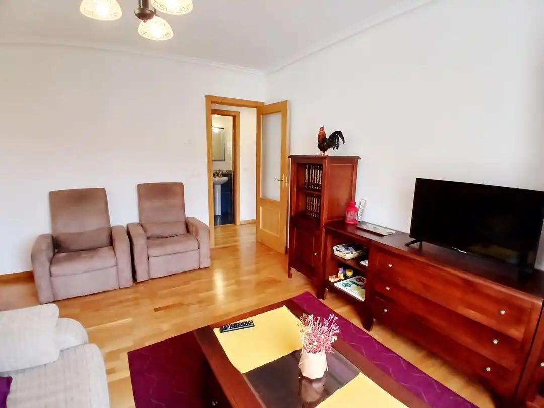 Sala d'estar de Pis en venda en Zorraquín amb Calefacció, Terrassa i Moblat