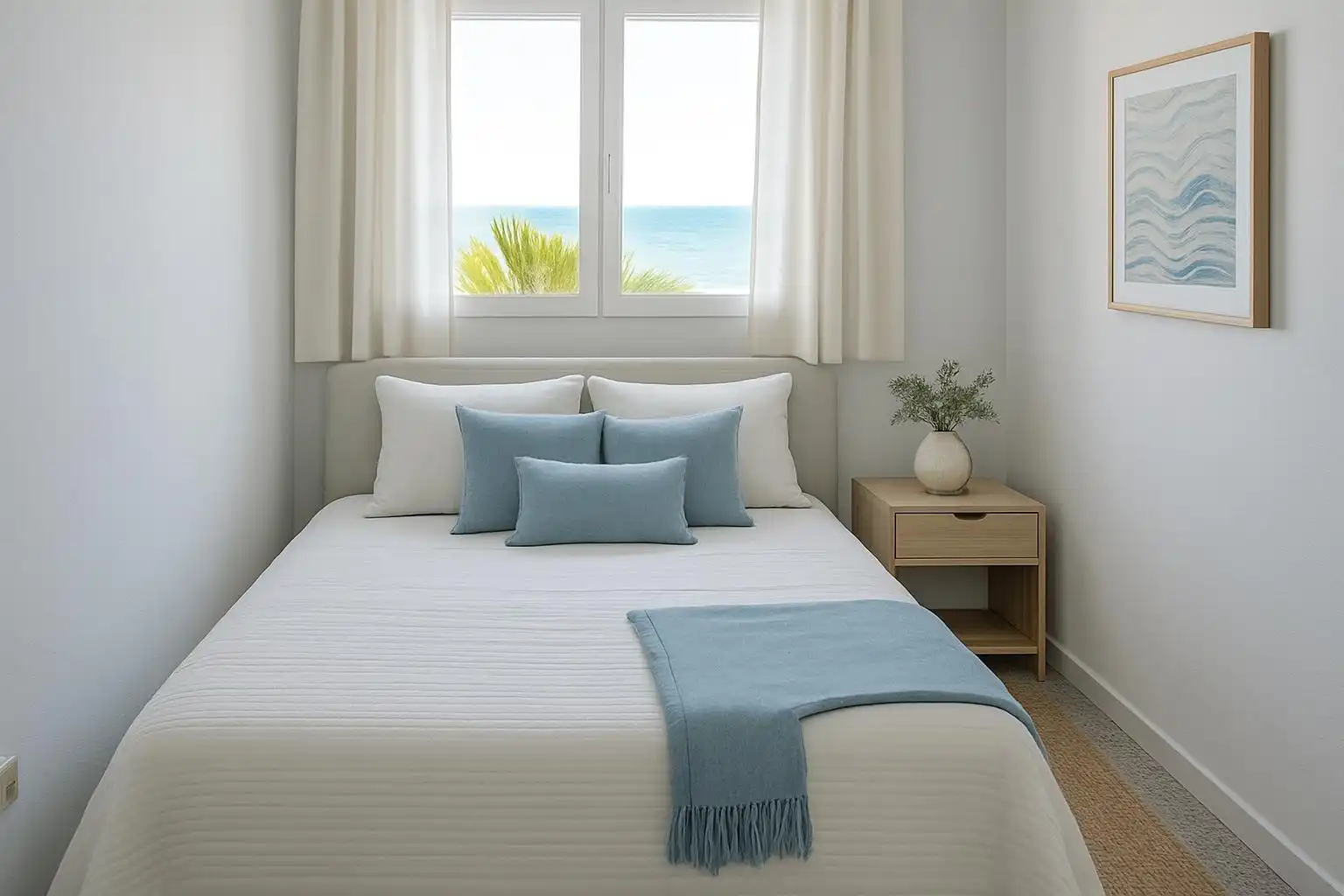 Bedroom of Detached homes for sale in Vilanova i la Geltrú  with Air Conditioner, Heating and Private garden