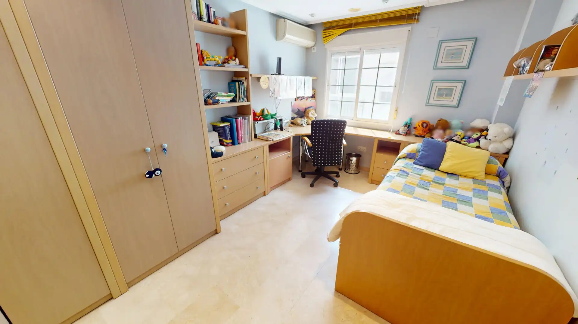 Schlafzimmer von Wohnung zum Verkauf in Elche / Elx mit Klimaanlage, Heizung und Abstellraum