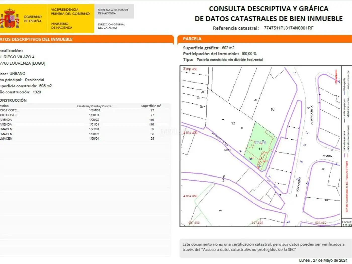 Casa in vendita a Rúa Riego Vilazo 15, imagen 14
