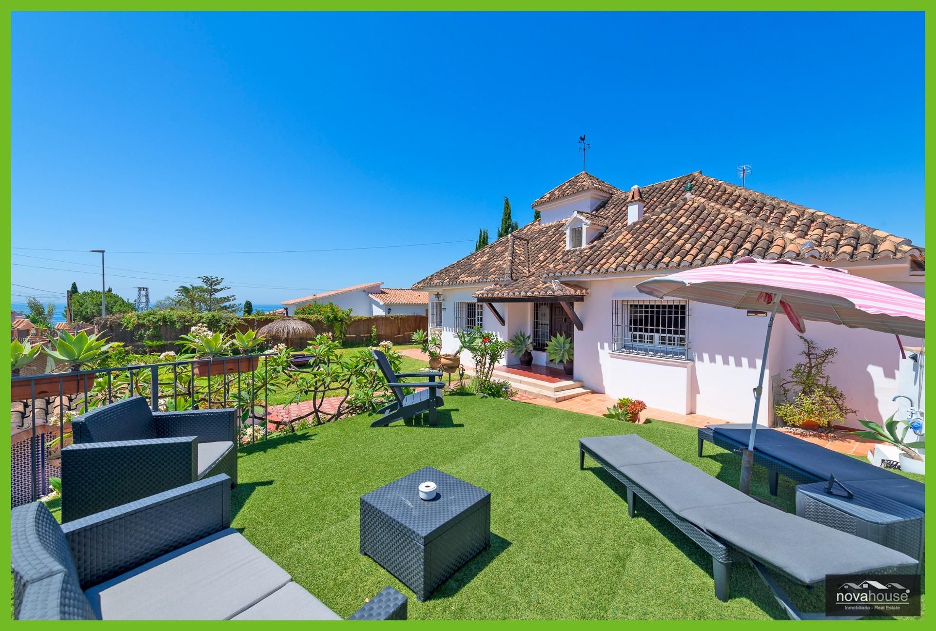 Jardín de Casa o chalet en venta en Rincón de la Victoria con Calefacción, Jardín privado y Terraza