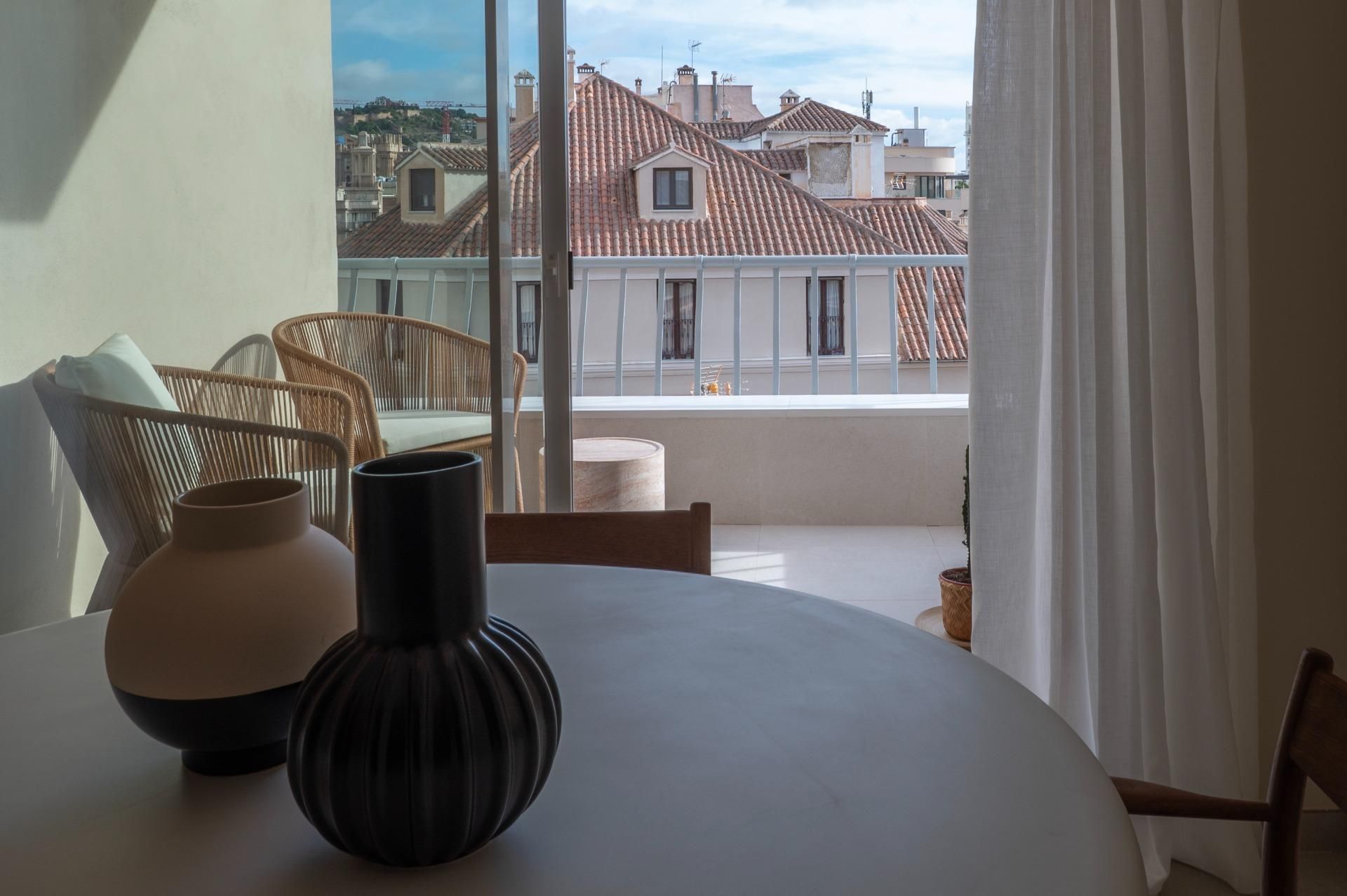 Bedroom of Flat for sale in Málaga Capital  with Terrace