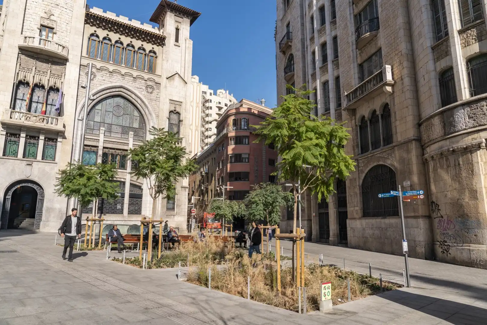 Vista exterior de Pis en venda en Barcelona amb Aire condicionat, Calefacció i Moblat