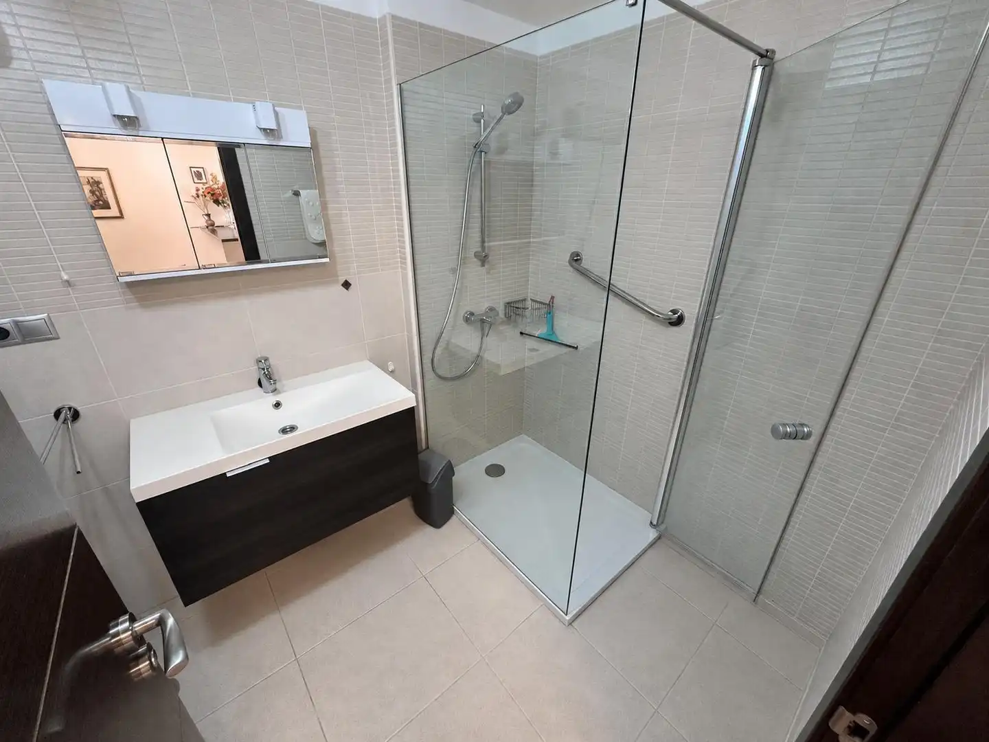 Badezimmer von Wohnungen zur Miete in Adeje mit Privatgarten, Terrasse und Gemeinschaftspool