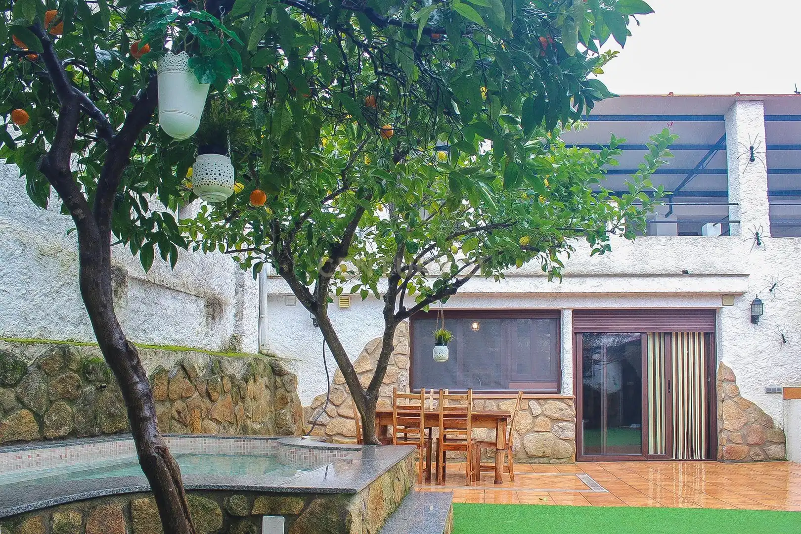 Terrassa de Casa o xalet en venda en Casas de Don Pedro amb Traster i Piscina