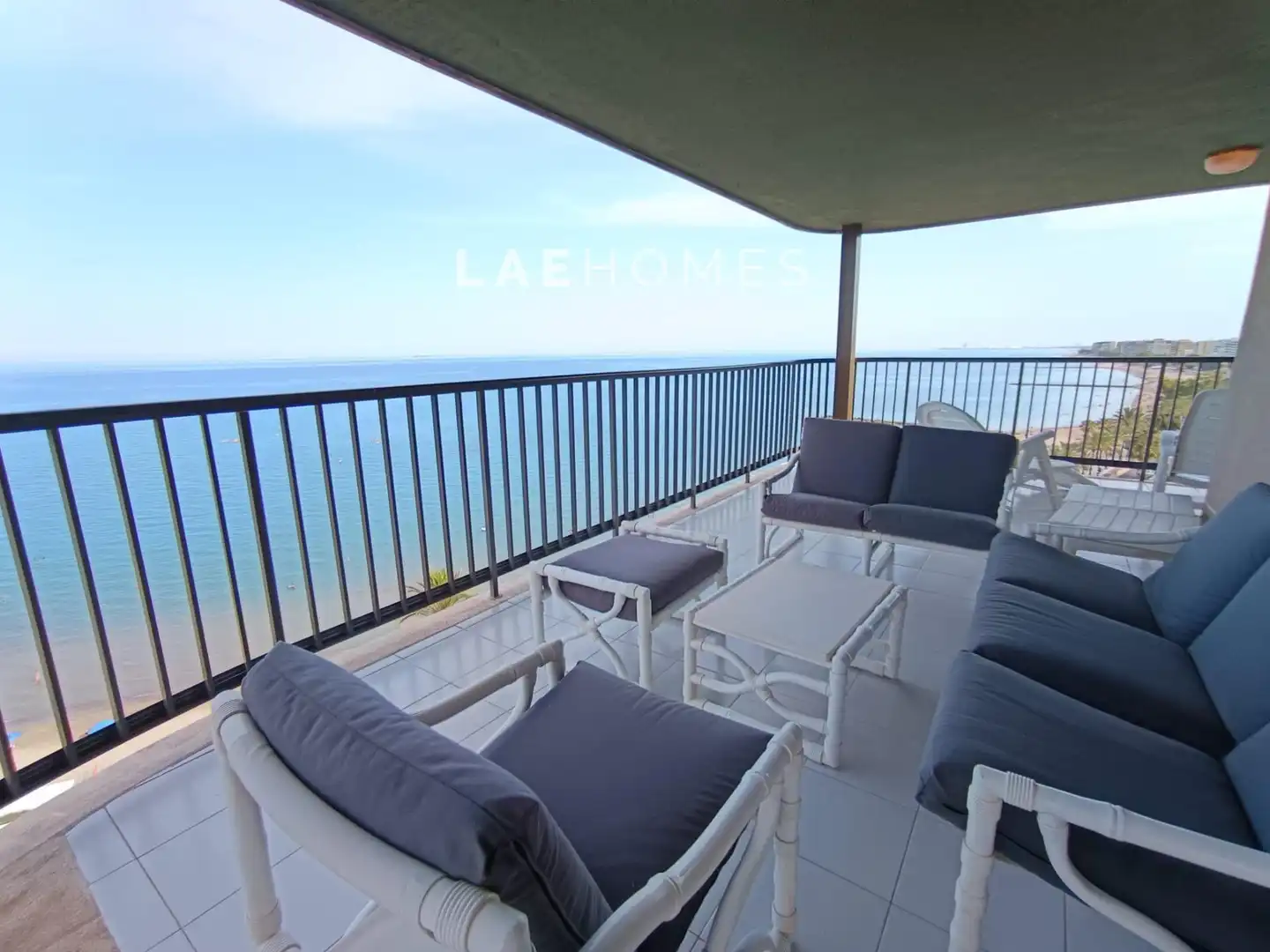 Terrace of Apartments for rent in Benicasim / Benicàssim  with Air Conditioner, Terrace and Furnished