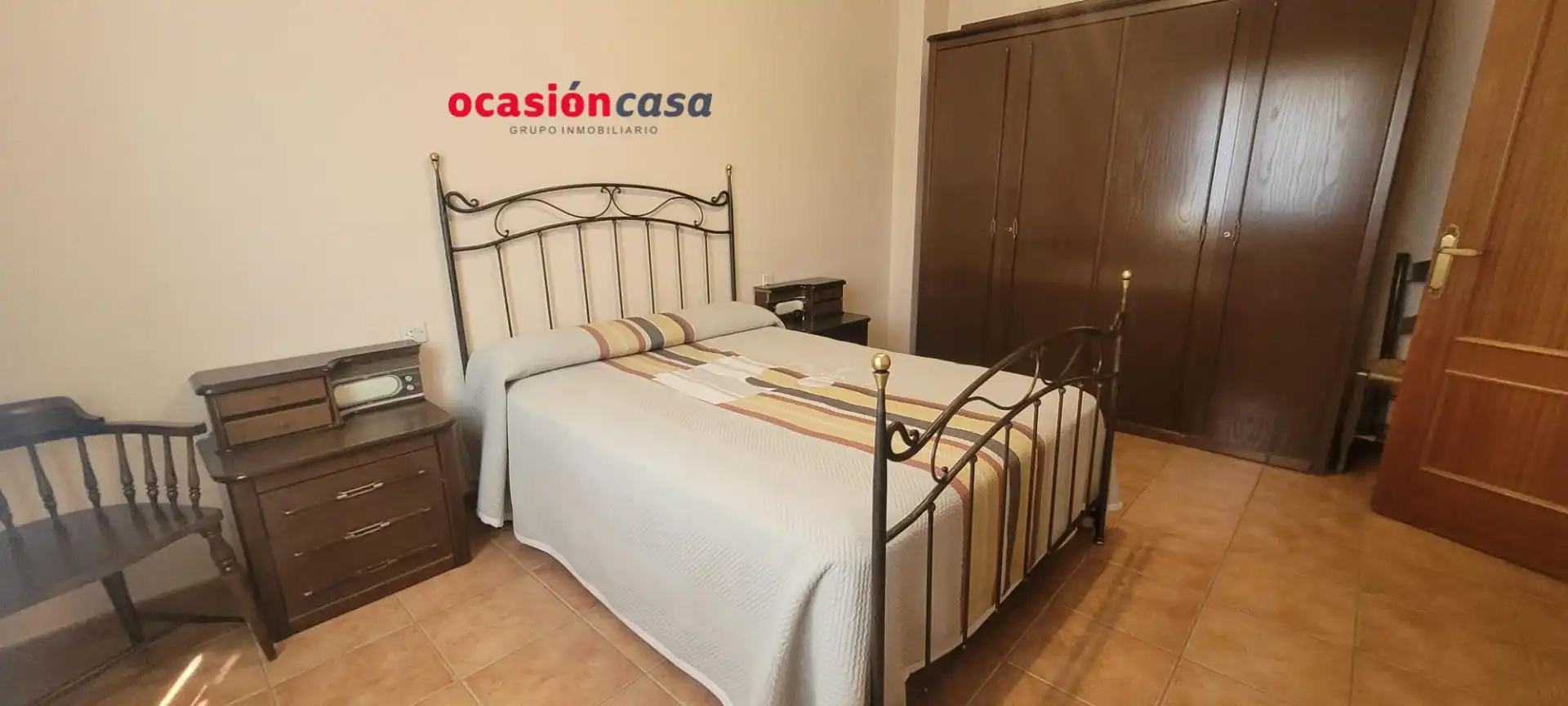 Bedroom of Houses for sale in Villanueva de Córdoba  with Air Conditioner and Terrace
